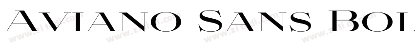 Aviano Sans Bold字体转换